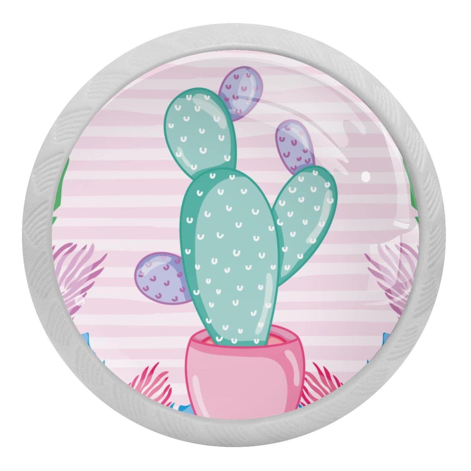 Boutons de placard de cuisine pour relooker une commode à motif feuilles tropicales