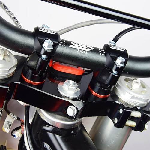 Miniatura 3 de SCAR Abrazaderas de barra elevadoras de manillar de gran tamaño 1 18 "1.102 in compatible con KTM SX SXF XC XCF TPI 125 150 250 350 450 HUSQVARNA TC