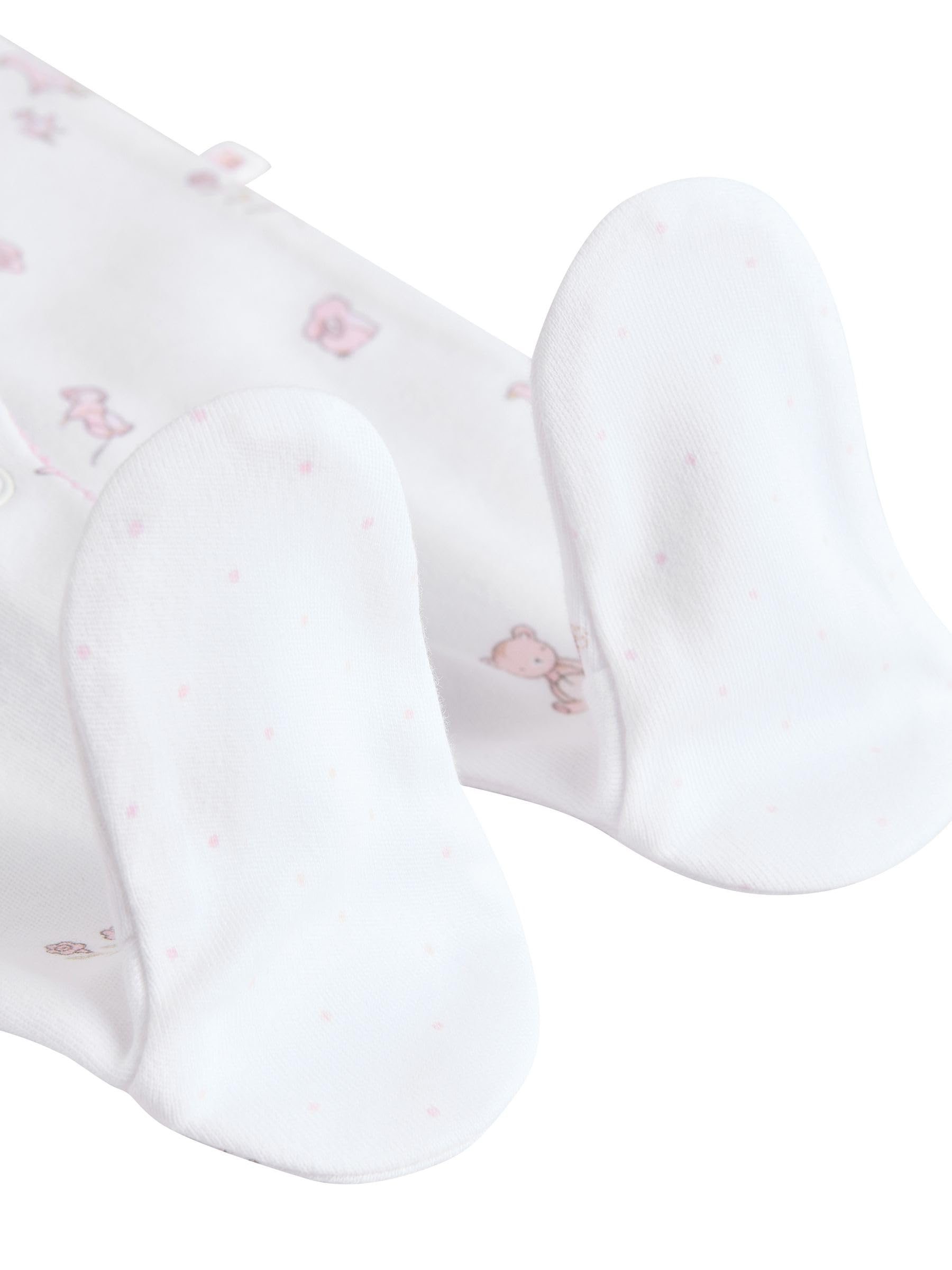 NEXT Bebés niña Pack de 3 Pijamas Tipo Pelele con Cuello para bebé