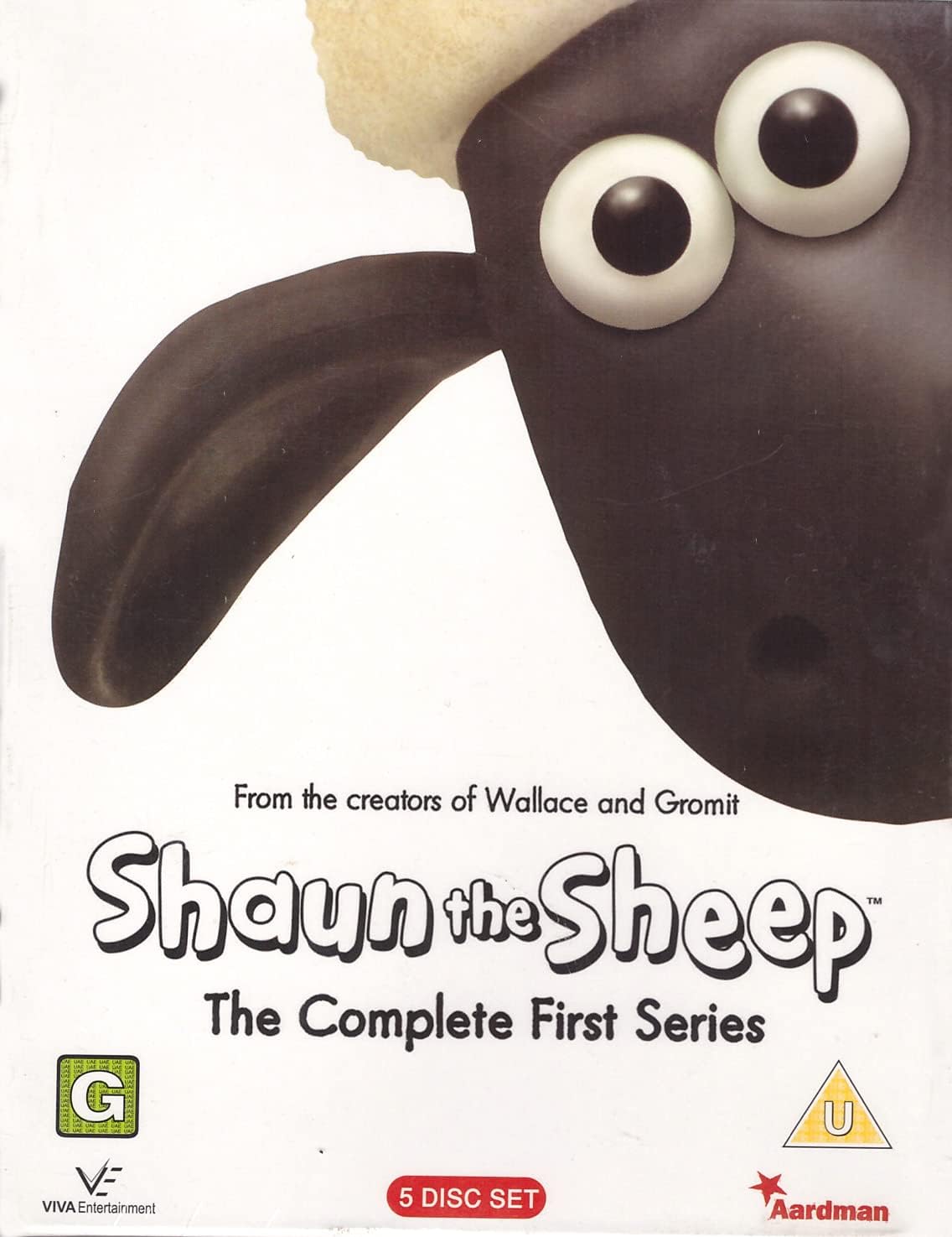 - Shaun The Sheep: The Complete First Series (5-Disc) (Special Limited Edition Gift Box Set) (Slipcase with Digi-Pack | Region 2 DVD | UK Import)