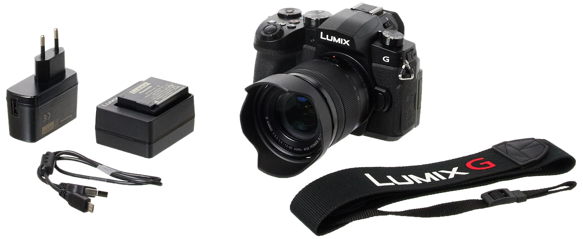Panasonic DC-G90MEG-K Aparat, Czarny, 12-60 mm