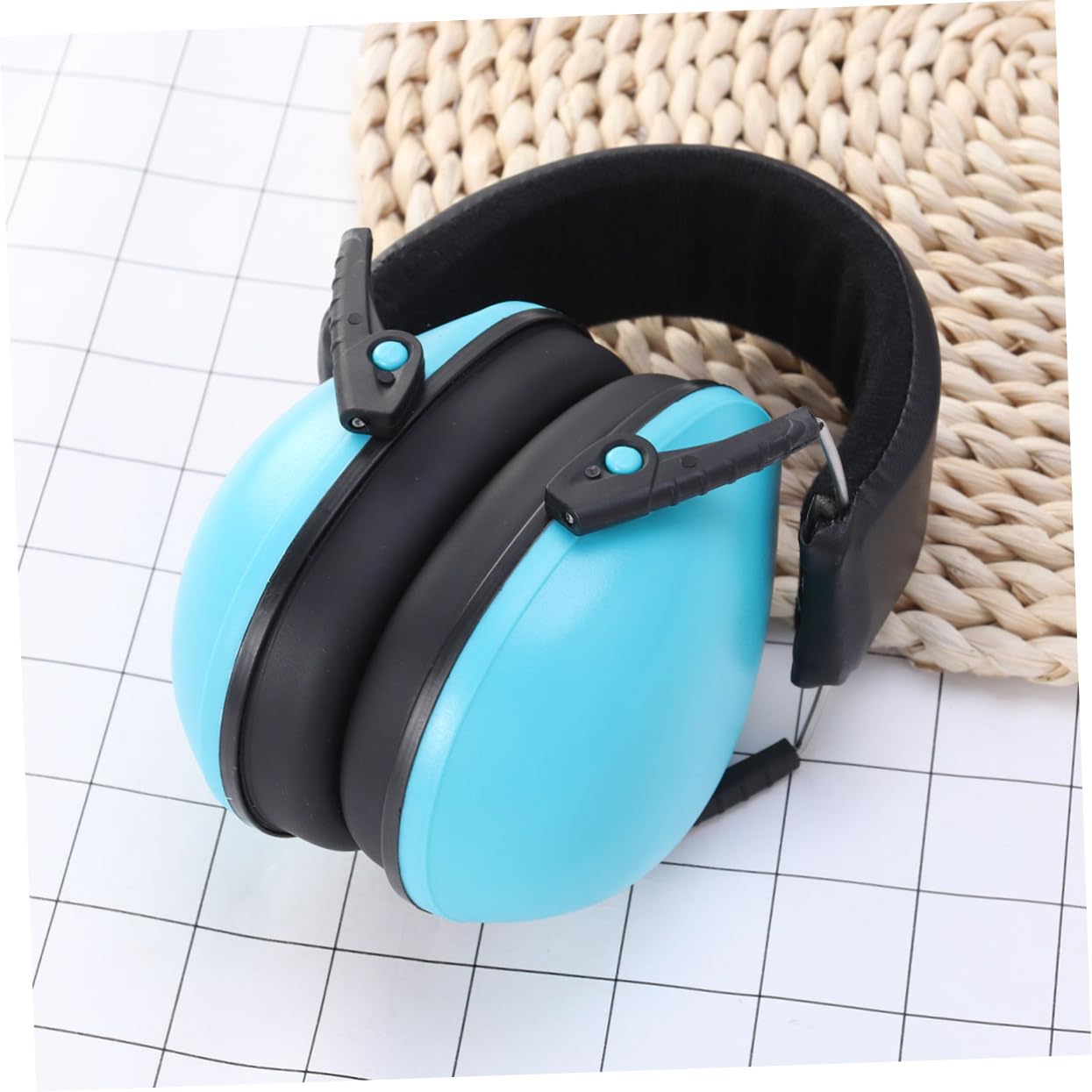 Generic Hearing Protector Noise Cancelling Headphones Ear Protection Ear Protection Ear Defenders Ear Muffs Earmuffs Earphone Newborn Noise Reduction, Medium, Sky-blue, TI411159X14ZL
