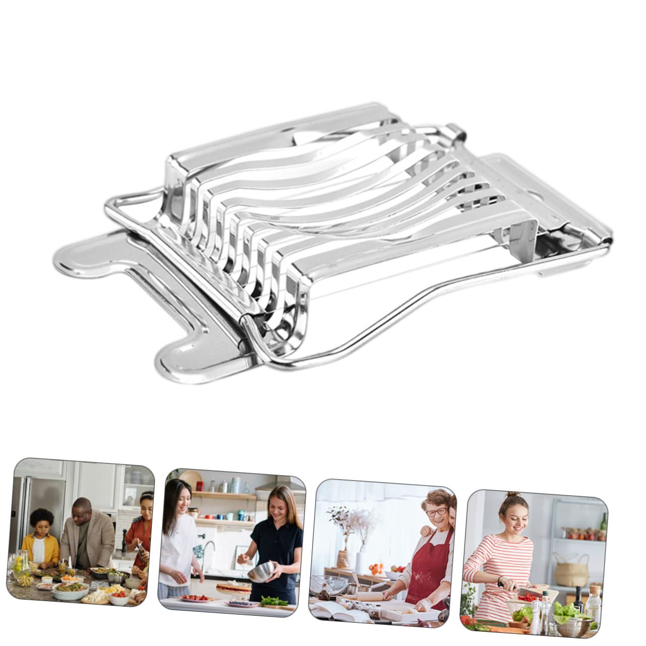 ABOOFAN Remover Egg Cutter Egg Whacker Wire Slicer Multi-function Food Slicer Tool