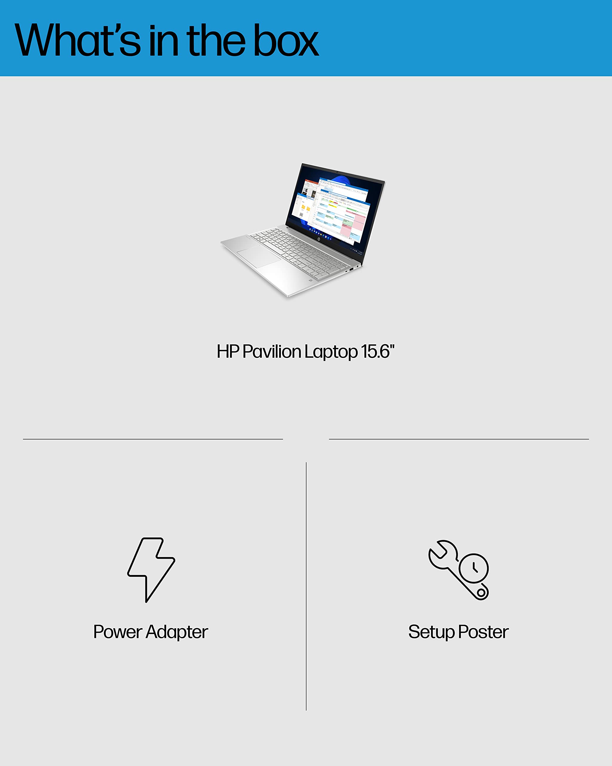 HP Pavilion Laptop, Intel Iris X Graphics, 12th