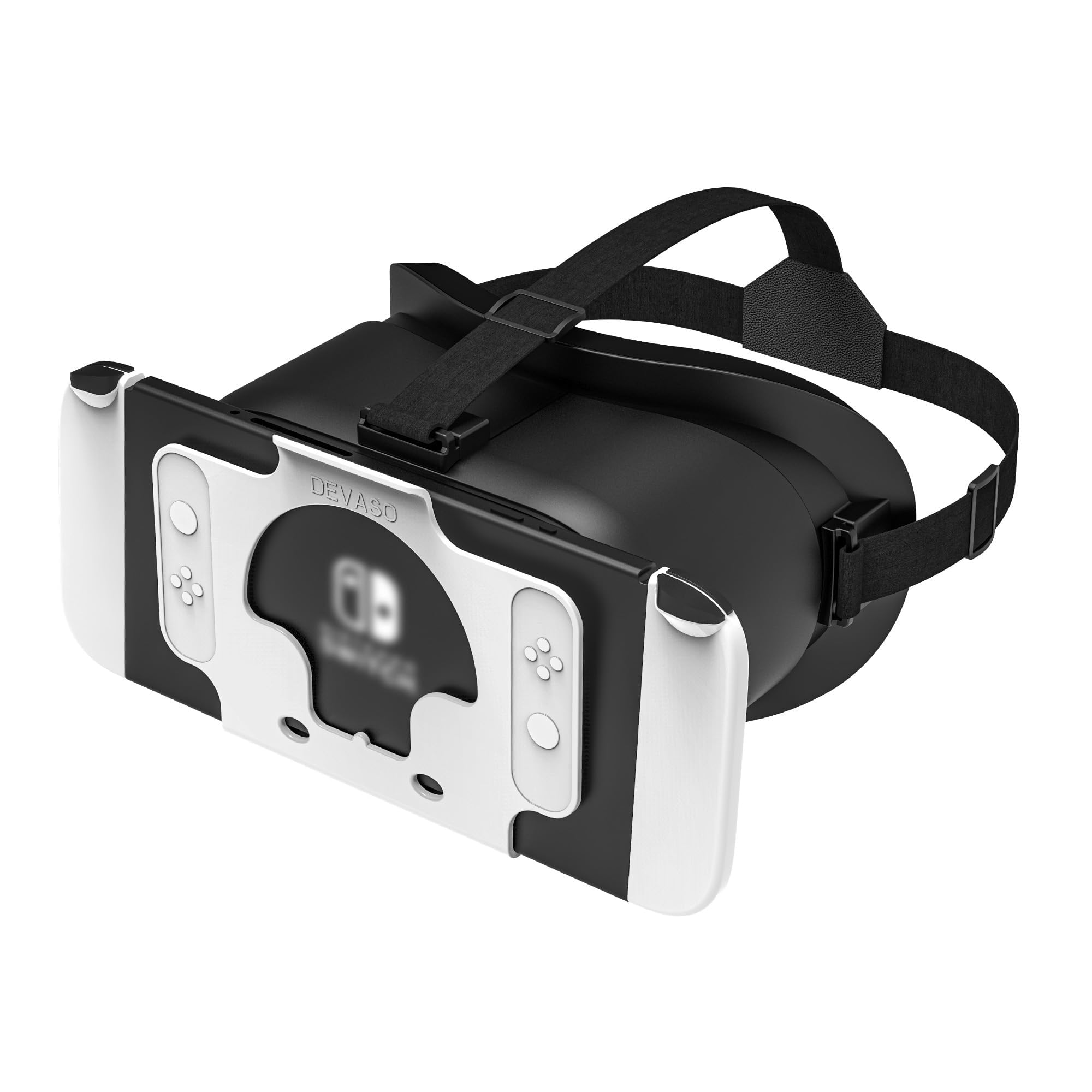NALACAL Upgraded VR Headset Fit for Switch OLED Model, Switch Virtual Reality Glasses with Adjustable HD Lenses and Comfortable Head Strap, Labo VR Kit 3D Goggles Fit for Switch Accessories