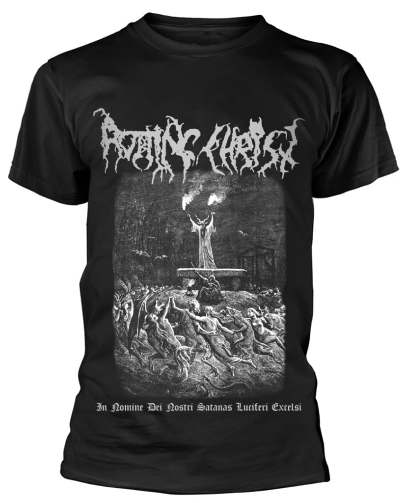 Rotting Christ Men's Black 'In Nomine Dei Nostri' T-Shirt (Medium)