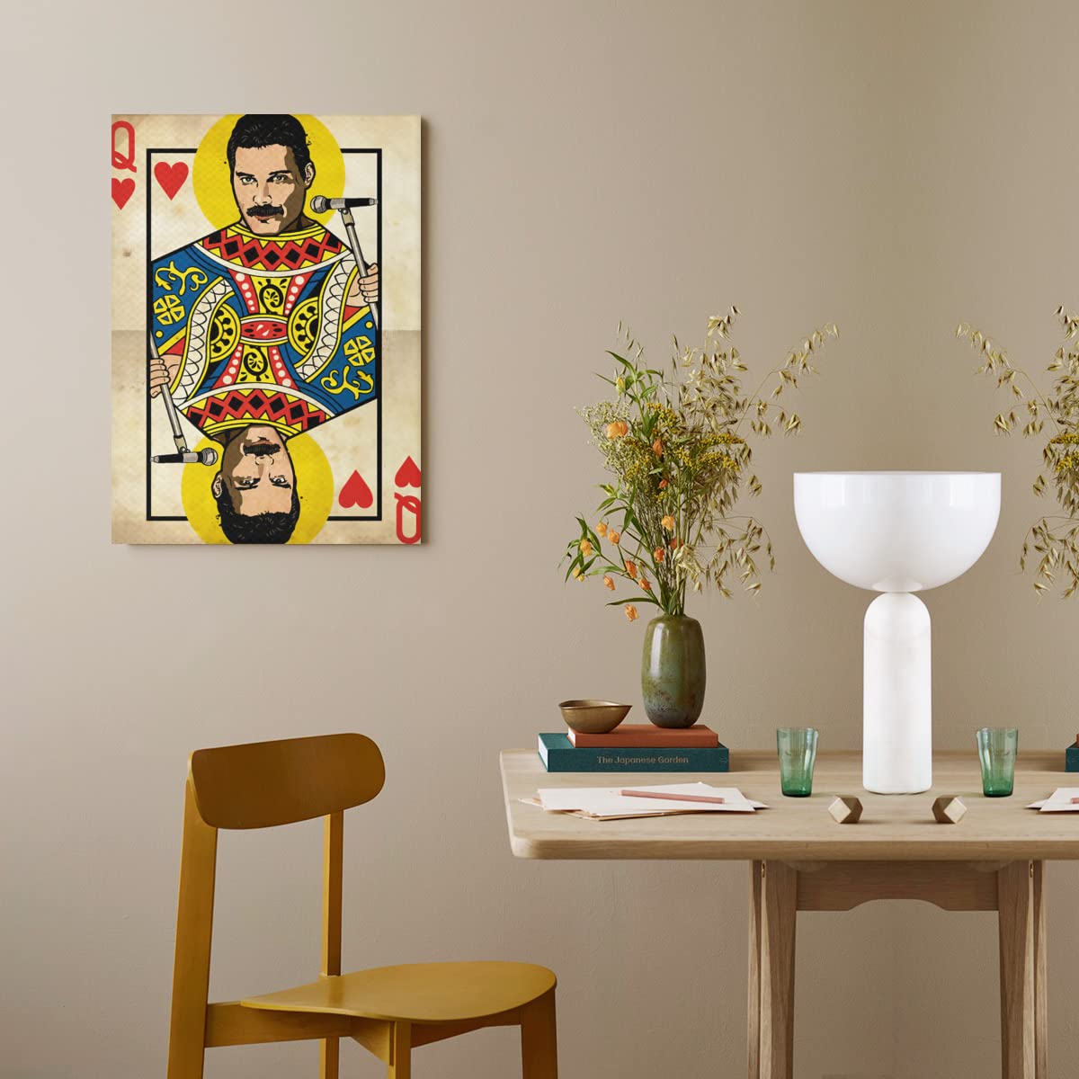 クイーン フレディマーキュリー 写真木製パネル Amazon.co.jp