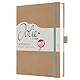Sigel JN841 Notizbuch A5 blanko, stärkeres 100 g Papier, Geschenkbuch Jolie, Hardcover aus Kraftpapier, 192 Seiten, Pure Mint, vegan, aus nachhaltigem Papier