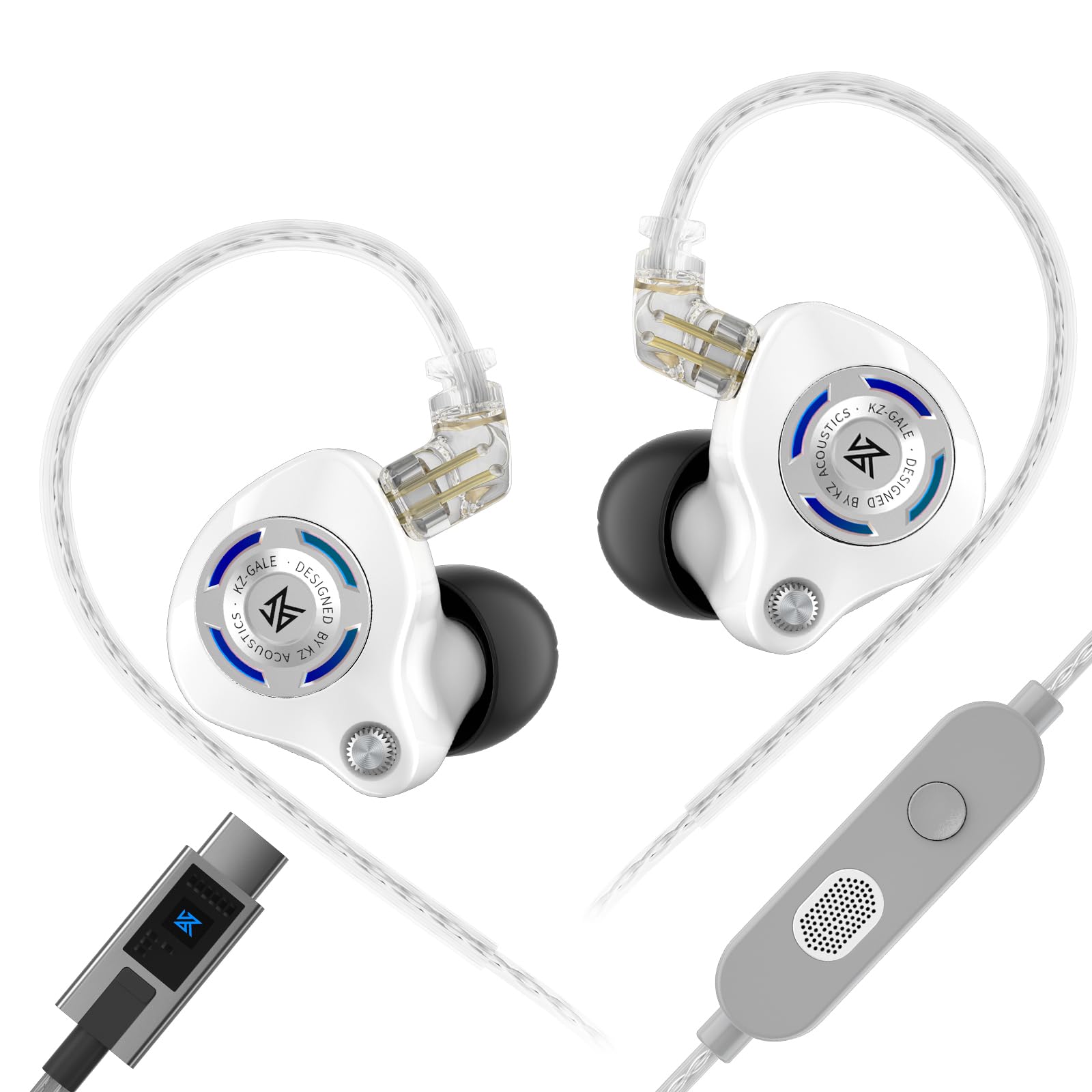 Amazon.co.jp: KZA COUSTICS KZ Gale ハイファイ級ゲーミングイヤホン