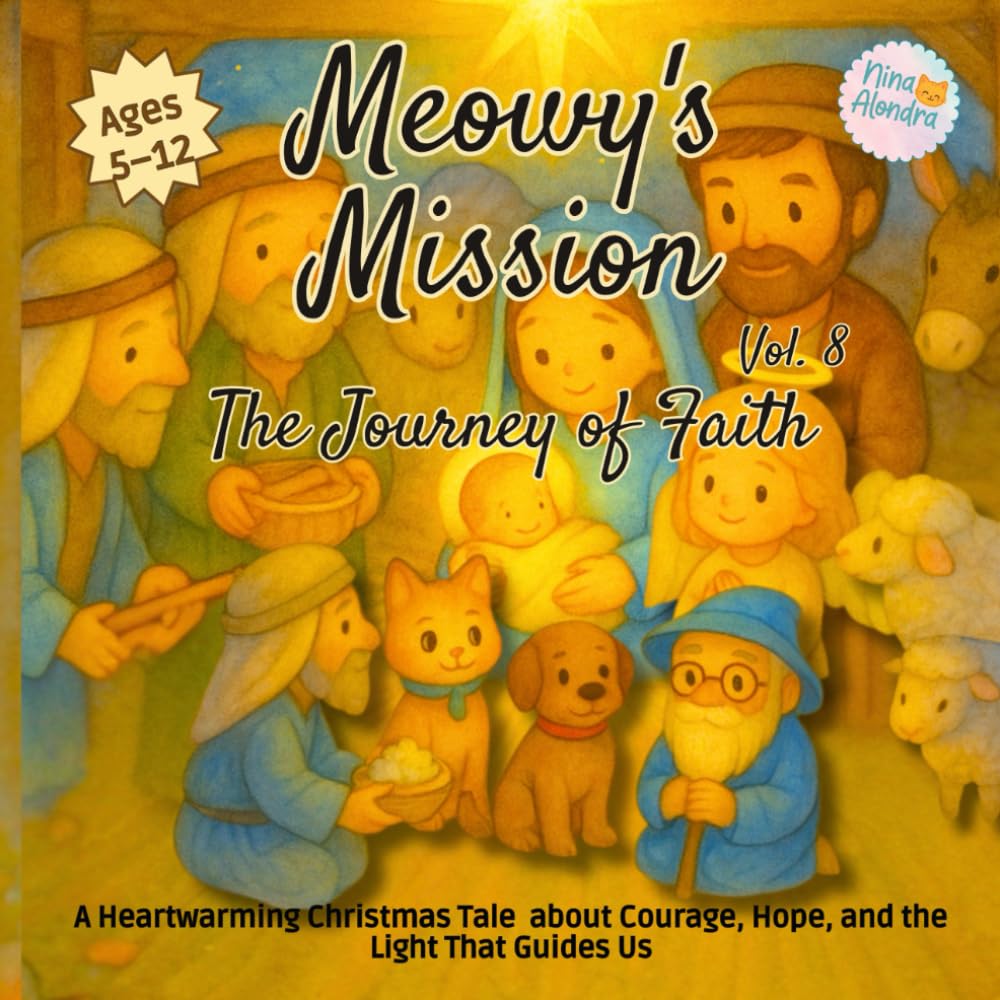 Meowy’s Mission – The Journey of Faith: Volume 8: A Heartwarming Christmas Tale for Children Ages 5-12 about Courage, Hope, and the Light That Guides Us (Meowy’s Magic Adventure Series)