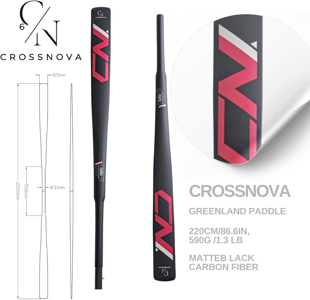 Amazon | CROSSNOVA カーボン製 グリーンランドパドル 220cm｜超軽量