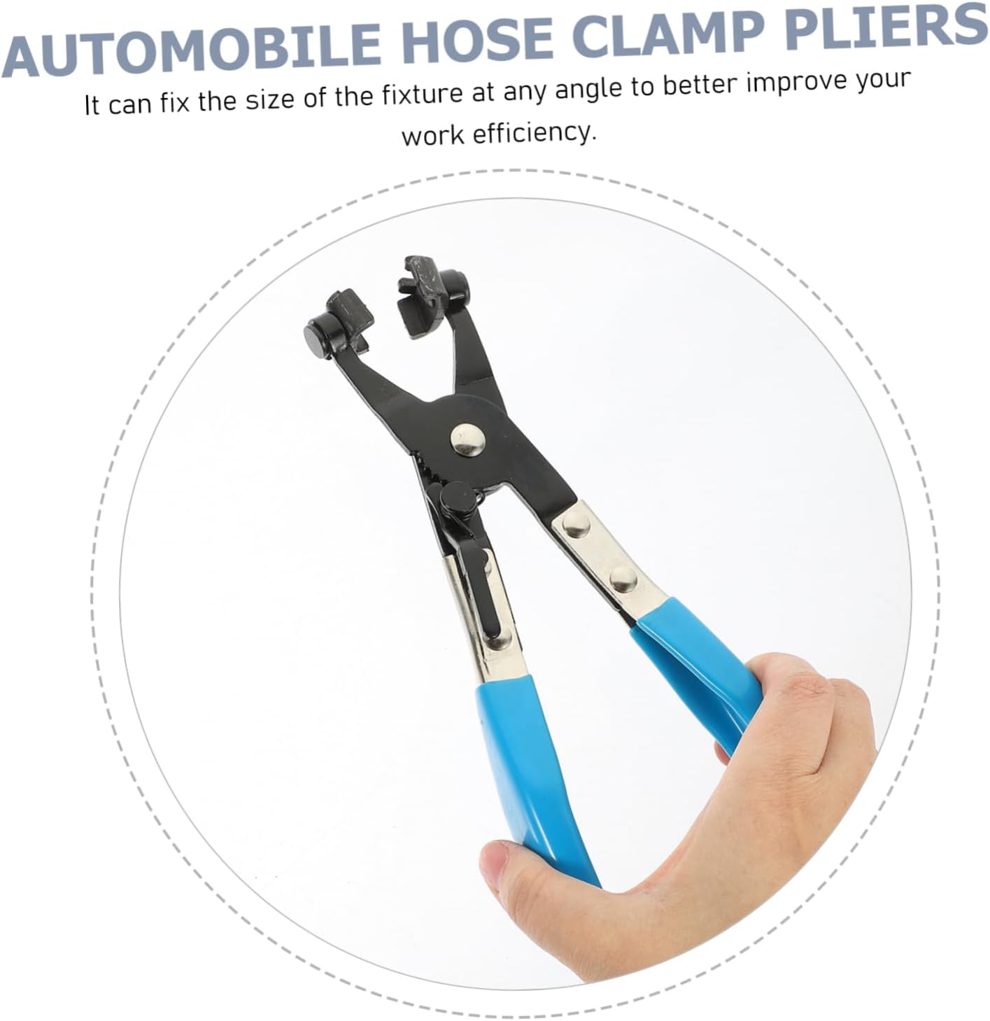 Hose Clamp Pliers Kit Clamp Pliers Tubing Removal Swivel Flat Band for Vehicle