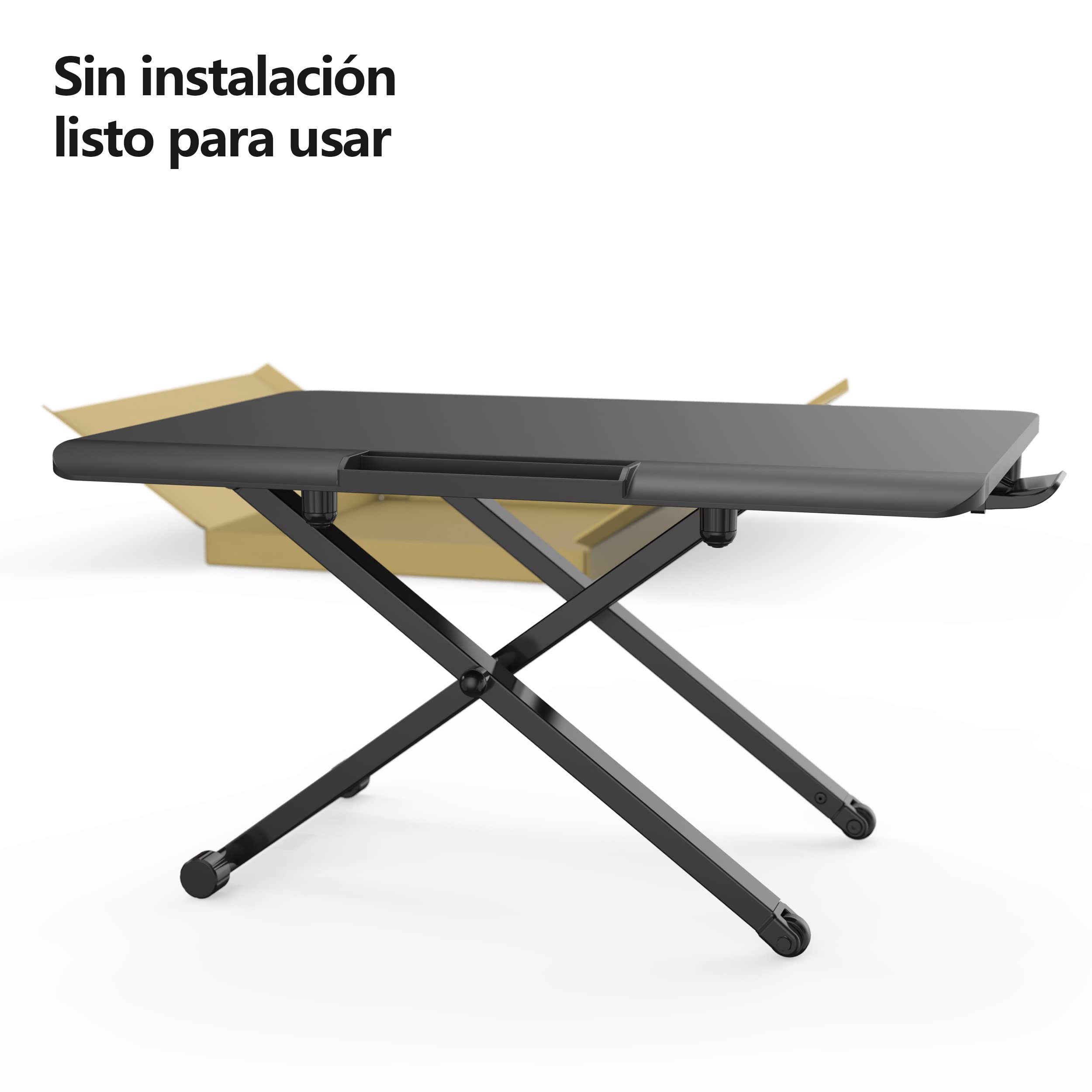 FITUEYES - Altura Ajustable De Escritorio De Pie 32 Pulgadas, Ancho