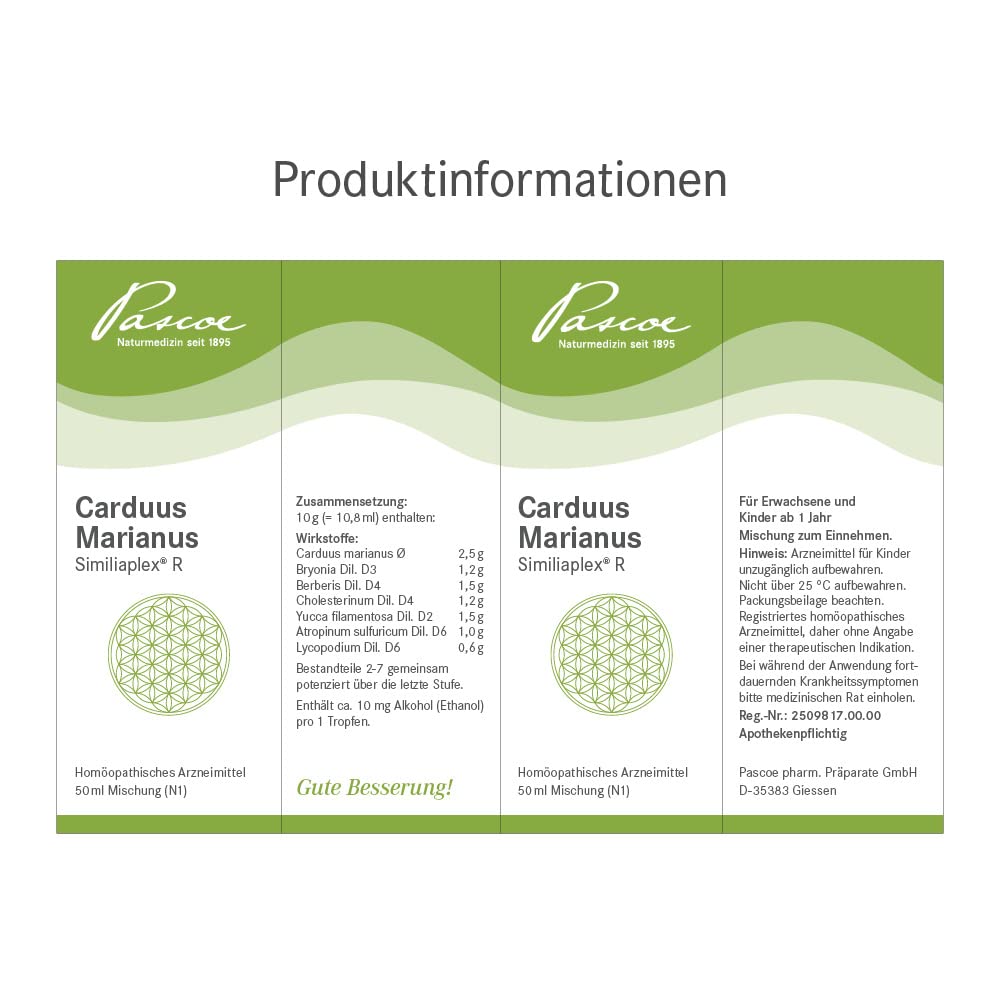CARDUUS MARIANUS SIMILIAPLEX R Tropfen 50 ml