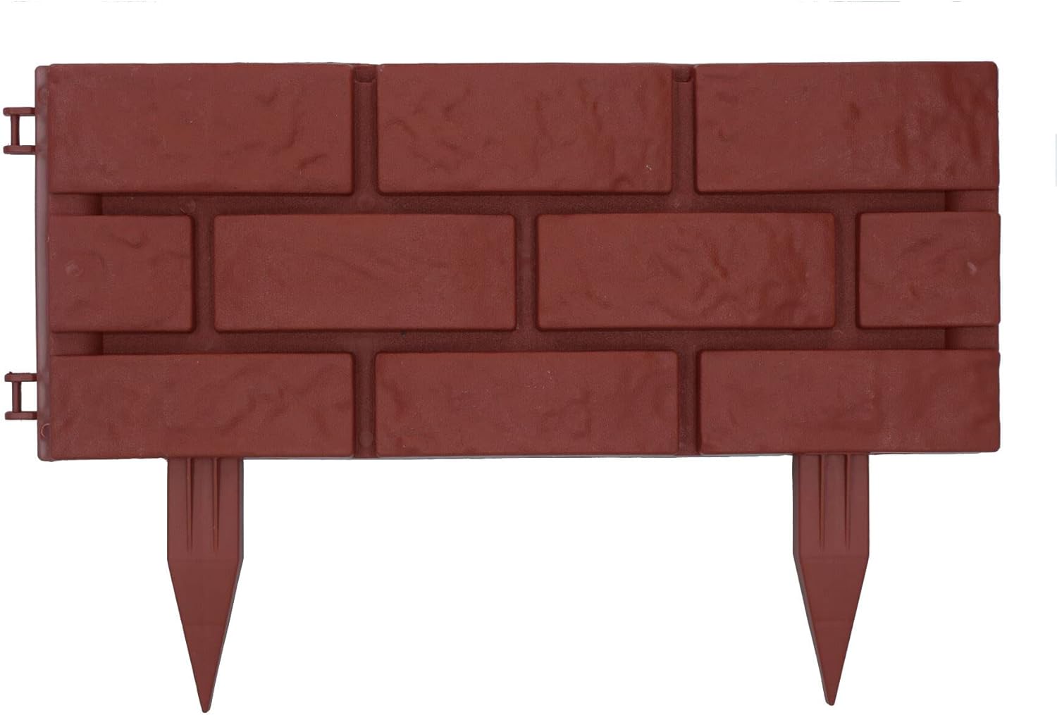 Brick Effect Garden Lawn Edging Border Bordering Separator ABS Plastic 1.76m