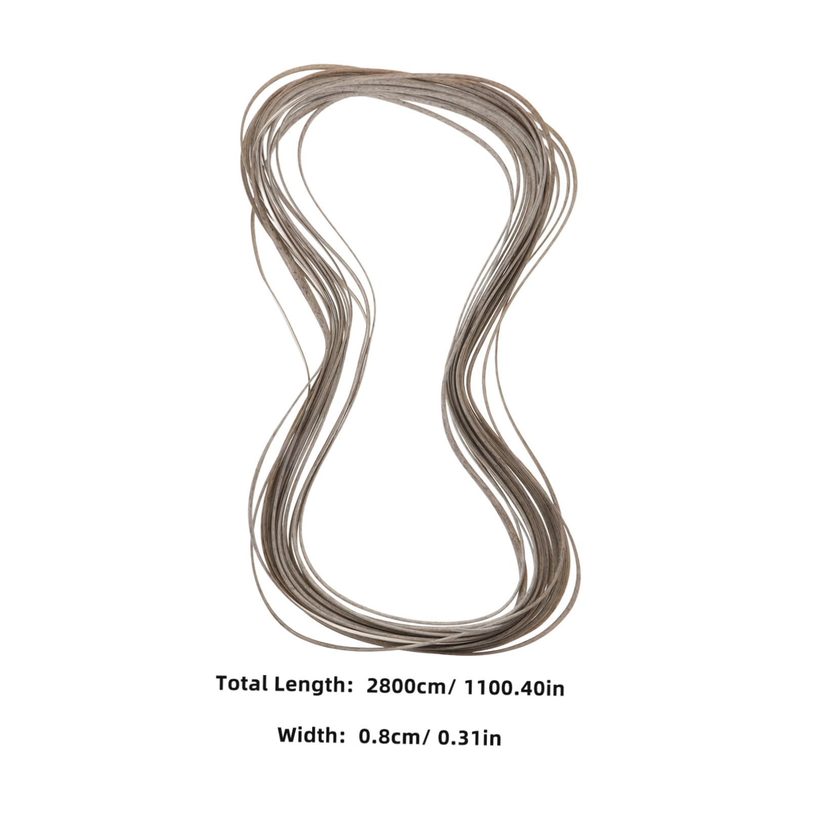 DOITOOL 1 Roll Plastic Fabric Caning Material by The Roll Faux Rattan for Baskets Weaving Material