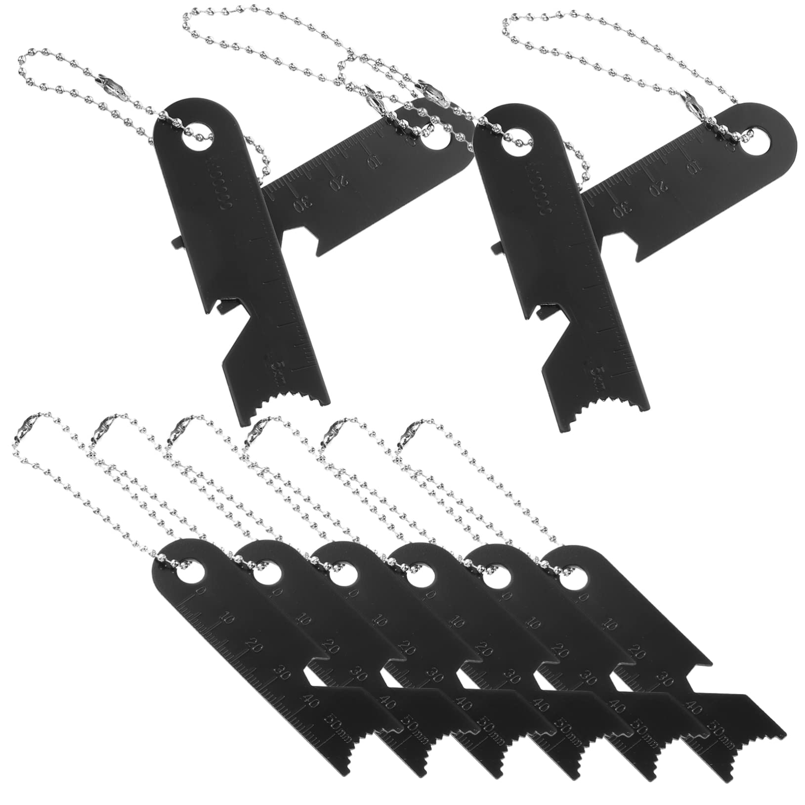 Toddmomy 10pcs Flint Scraper Grill Igniter Magnesium Fire Starter Outdoor Survival Gear Fire Steel Outdoor Ruler Flint Fire Scrapers Camping Survive Manganese Steel