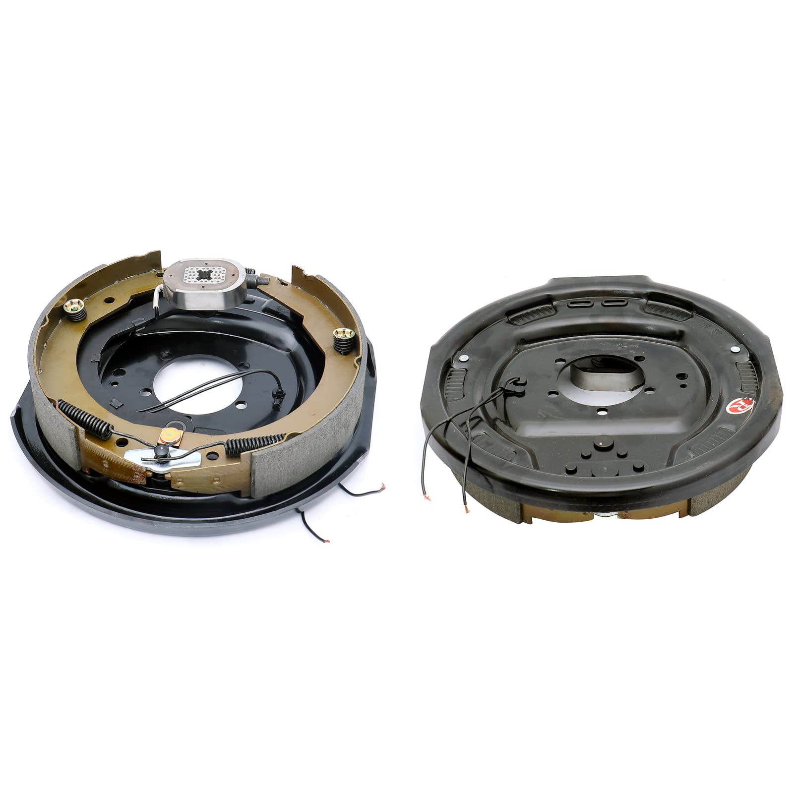 UCUT Pair 12" x 2" Electric Trailer Brakes Assembly,Works with 5,200 lbs, 6,000 lbs, and 7,000 lbs Trailer Axle,(1 Right + 1 Left),Replace K23-180-00 / K23-181-00