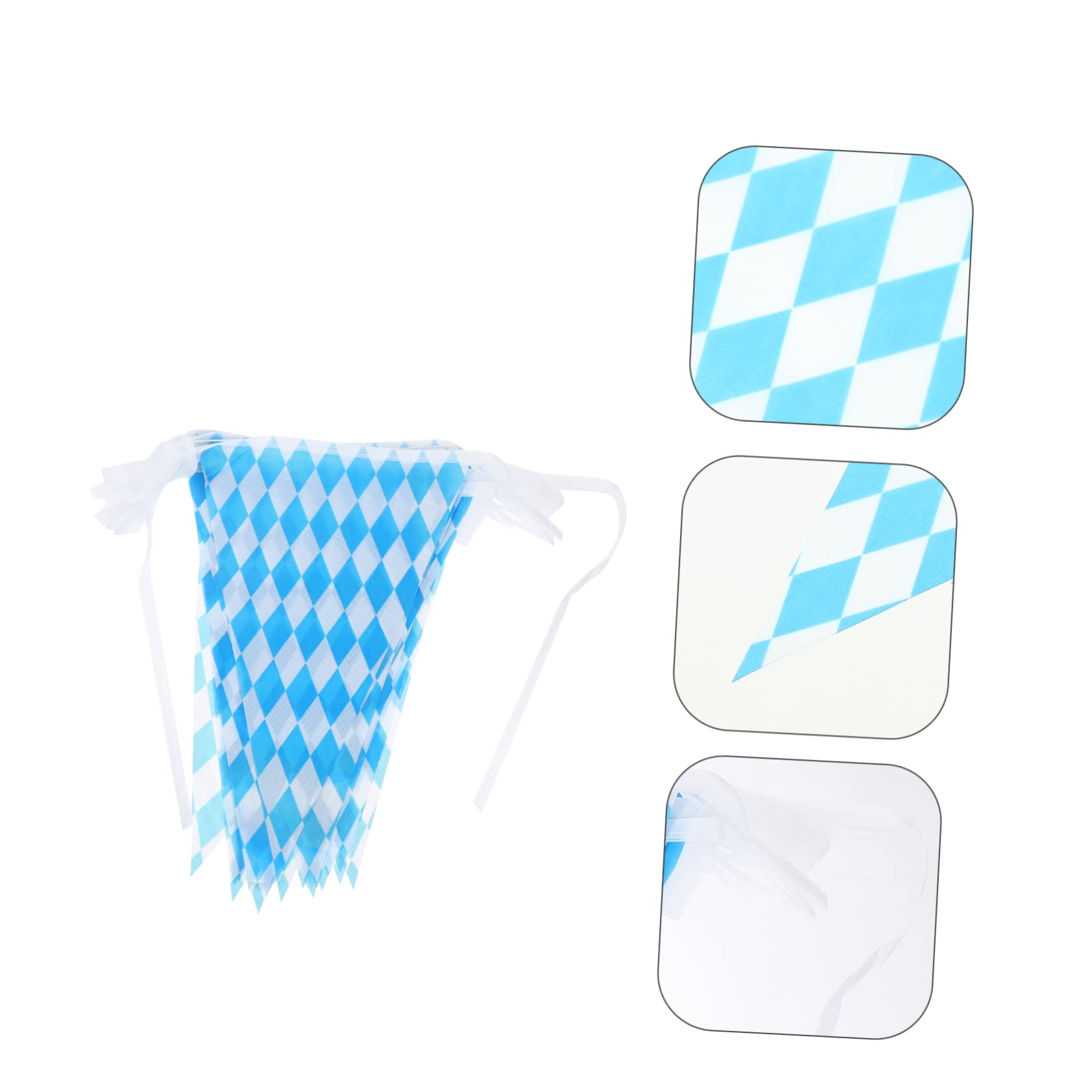 STOBOK 3juegos Banderín Decorativo De Fiesta De Cerveza Guirnalda De Triángulos Para Decoración De Oktoberfest Para Eventos y Celebraciones Interiores y Exteriores