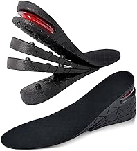 Height Increase Insoles – 4 Layer Adjustable Elevator Heel Lift Kit (2–9 cm) | Comfortable & Breathable Height Booster Shoe Inserts for Men & Women