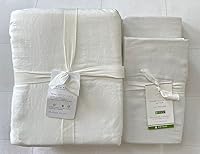 Vista 1 de Pottery Barn Funda nórdica Tencel King/Cali King y dos fundas europeas ~*Blanco* ~