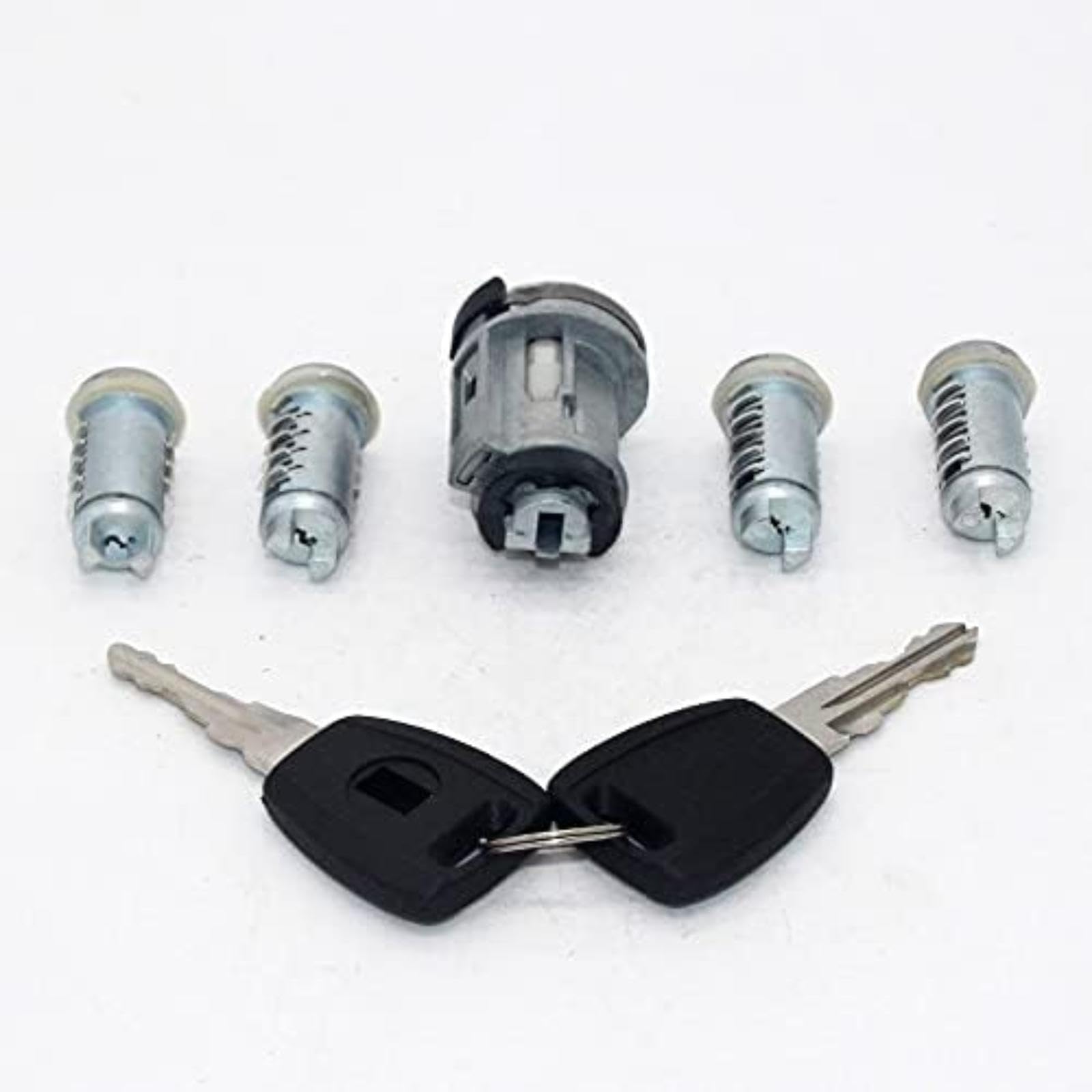 5 sztuk kompletny zestaw zamek bagażnika z GT15R, do cylindra z kluczami ostrzowymi, do fiata, dla Punto, do Pandy, dla Stilo 2001-2010 3040Z-10 zespół zamka drzwi