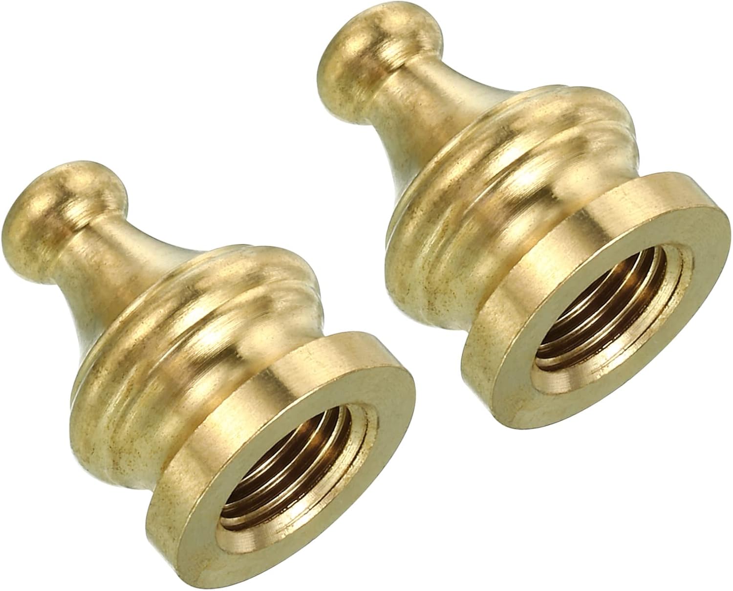 PATIKIL M10 Lamp Finial Cap Knob, 2 Pack Lamp Shade Harp Top Screw