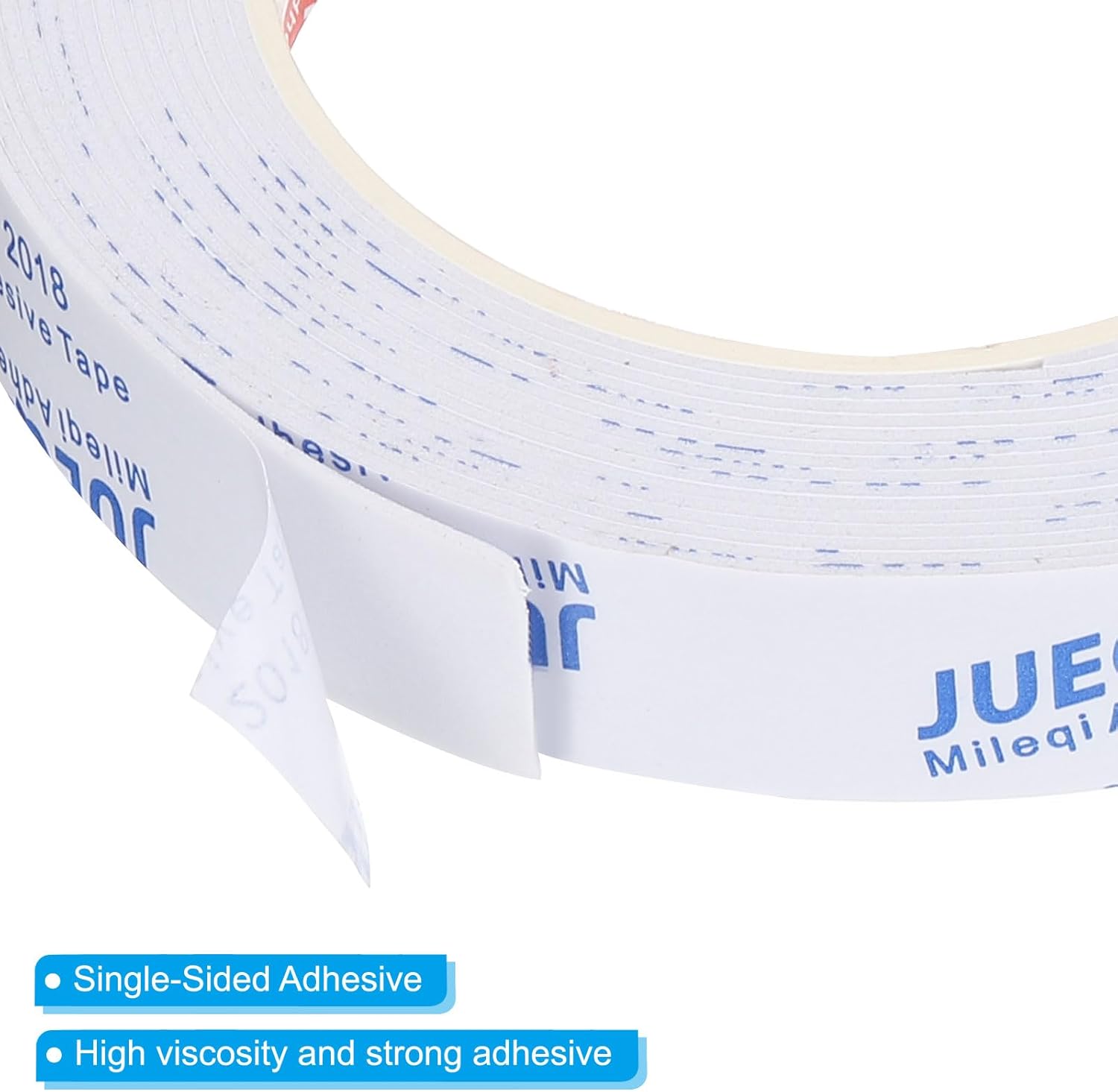 5m/16.4ft Sealing Foam Tape, 20mm Wide 1mm Thick Single Sided Weather Stripping Door Furniture Seal Strip for Window Pipes Insulation, White