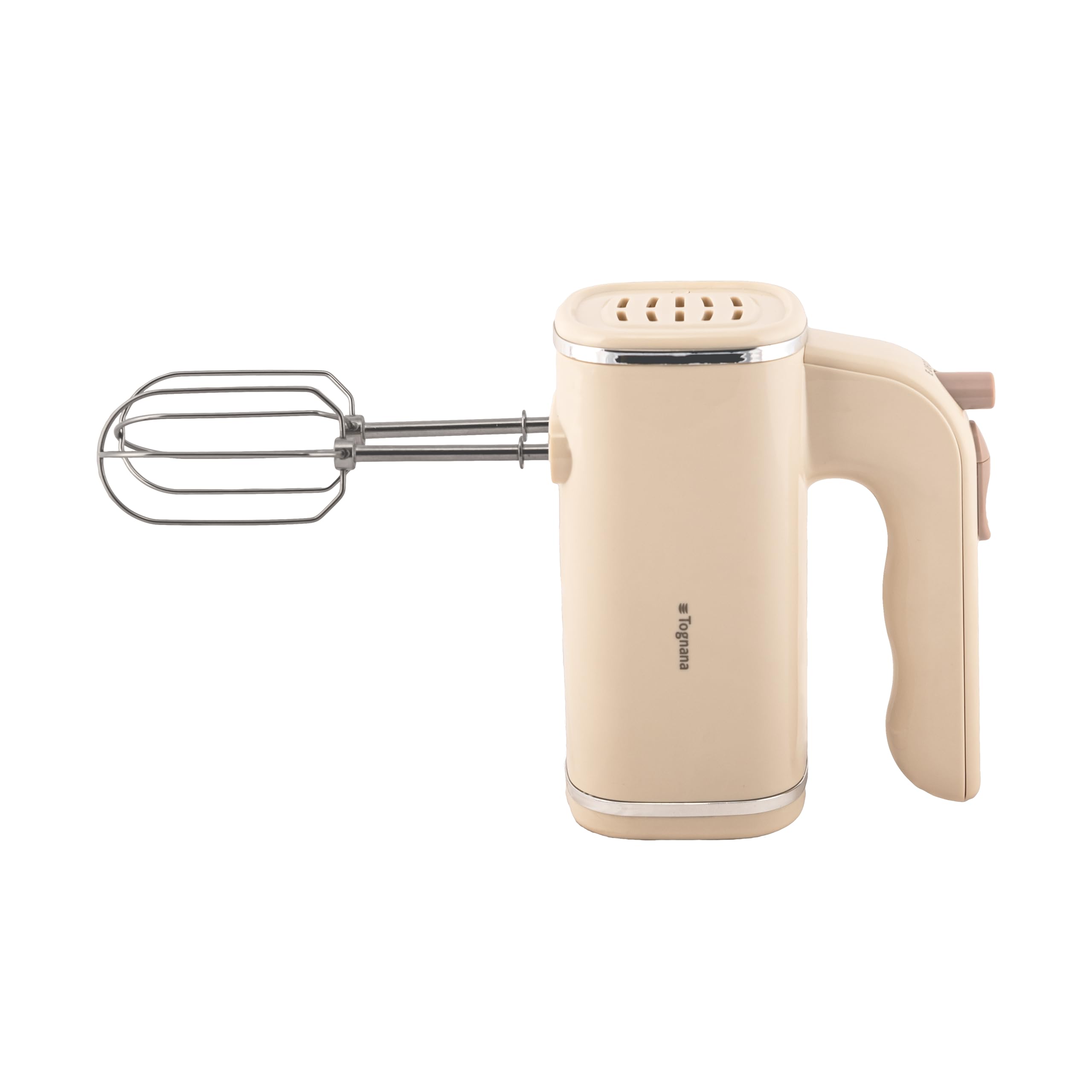 Tognana Iridea, Sbattitore elettrico da 250W con 5 velocità di lavorazione, plastica-acciaio inox, Champagne