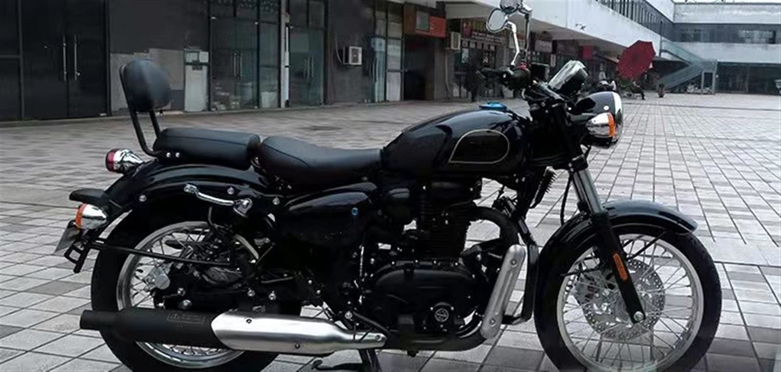 NINOMA Schienale Moto Staccabile Posteriore Passeggero Sissy Bar Pad di Ricambio per Benelli Imperiale 400 Coda gobba