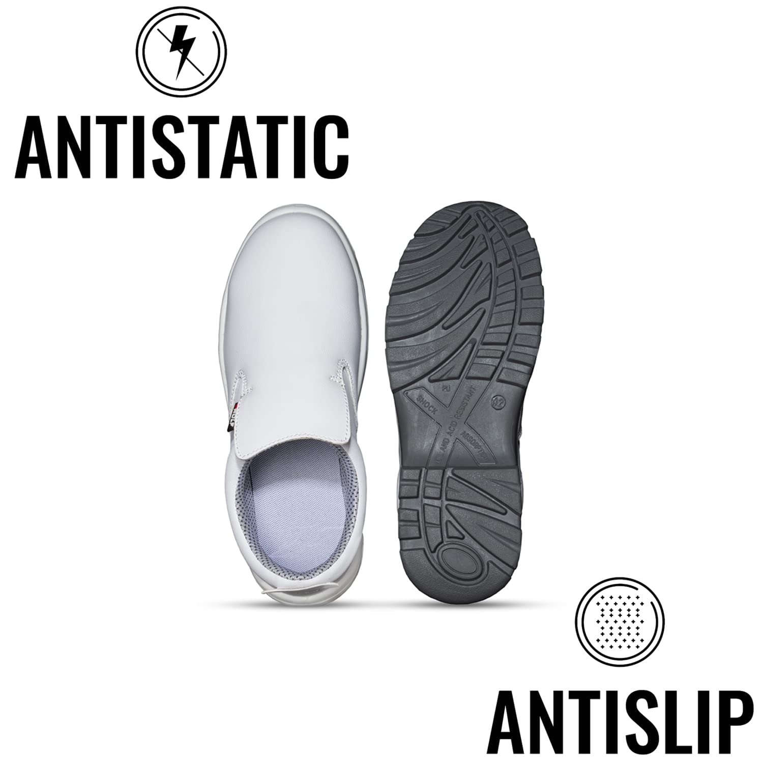 BWOLF ASTRAL S2 SRC - Scarpe da lavoro da uomo e da donna, impermeabili, resistenti all'olio, antiscivolo con solette traspiranti