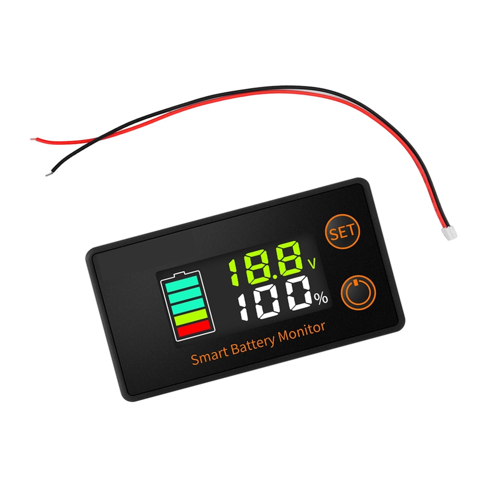 Zxfdsfdbnm Color Screen Efficient Realtime Battery Voltages Monitor Featuring Clear Lcd Screen Fast Response And High Accuracy For Accurate Data Lithium Batteries Voltages Meter