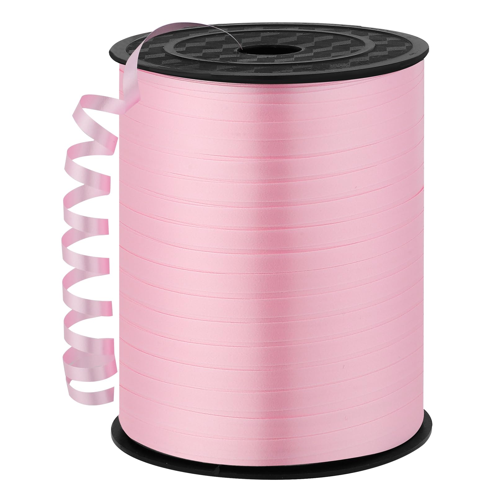woric 600 Yards Pink Curling Ribbon, 1/5in Balloon Ribbon Balloon String for Birthday Party Wedding Bridal Shower Baby Shower Crafts Project Gift Wrapping