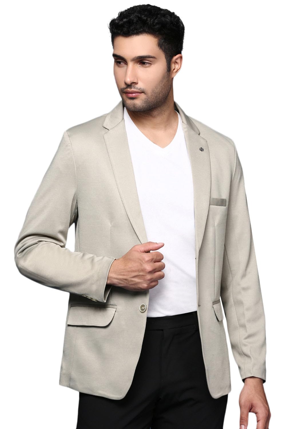 Men Solid Single Breasted Casual Blazer | Notched Lapel Full Sleeves Cotton Blazer for Mens | Slim Fit Regular Length Blazer for Men's-image-38