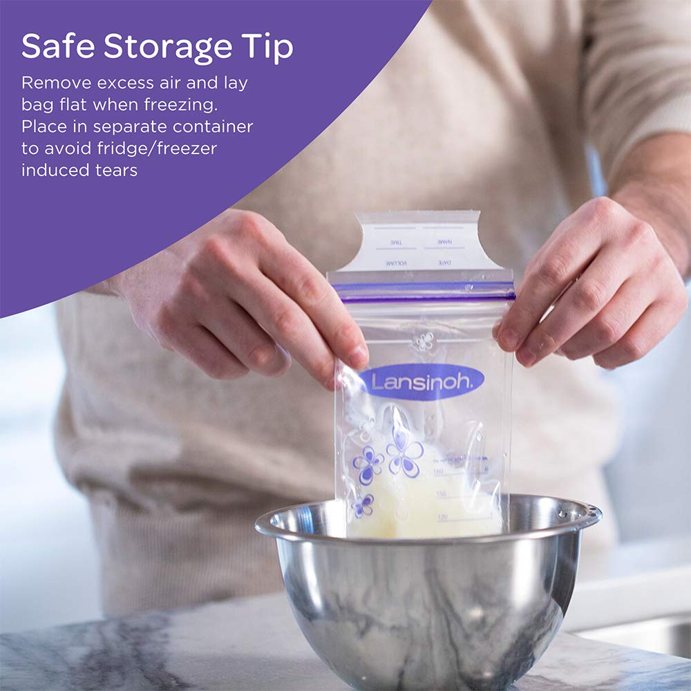 Lansinoh Breast Milk Storage Bags Breastmilk Pouches (50 Piece Pack