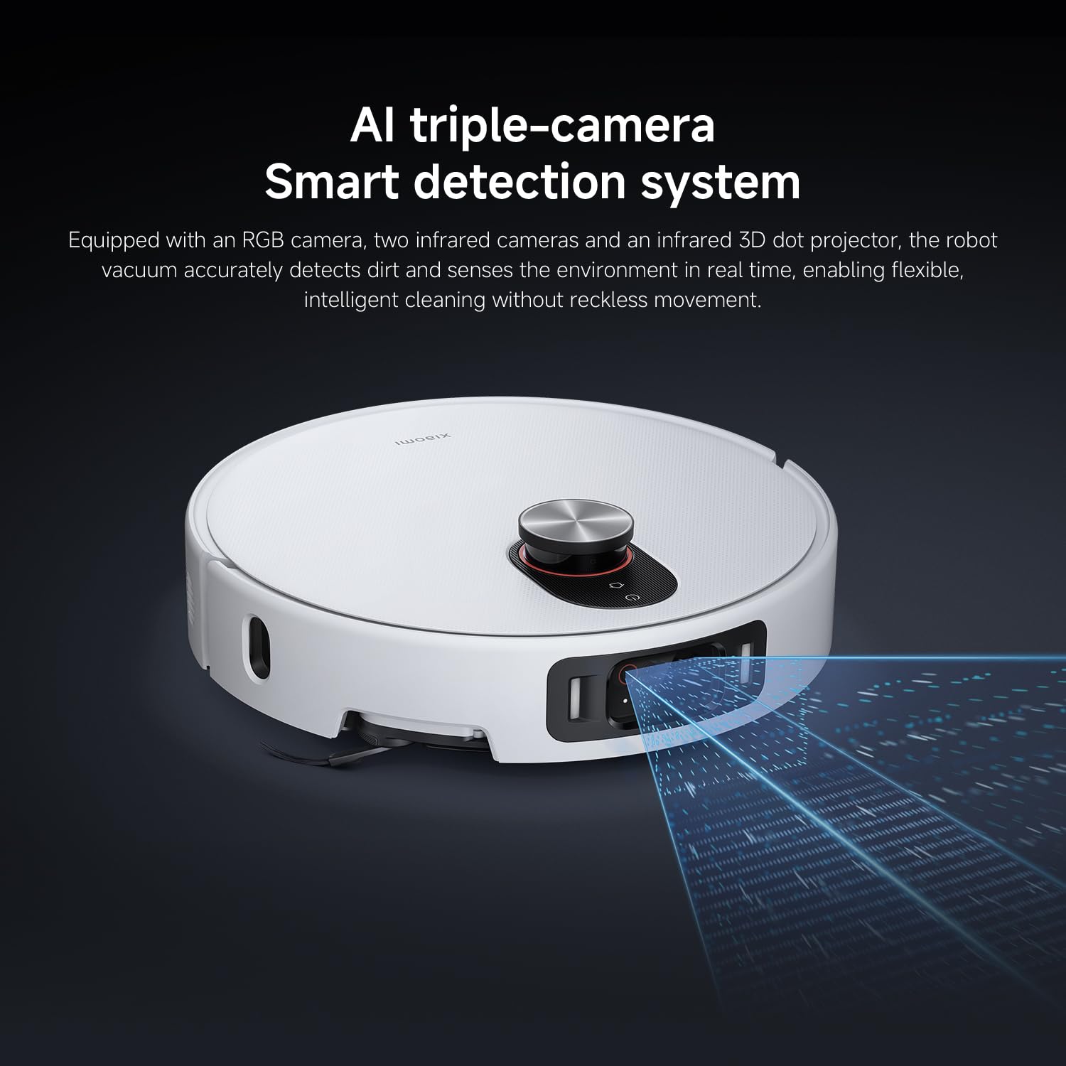 Xiaomi Robot Vacuum 5 Pro with AI triple-camera smart detection system