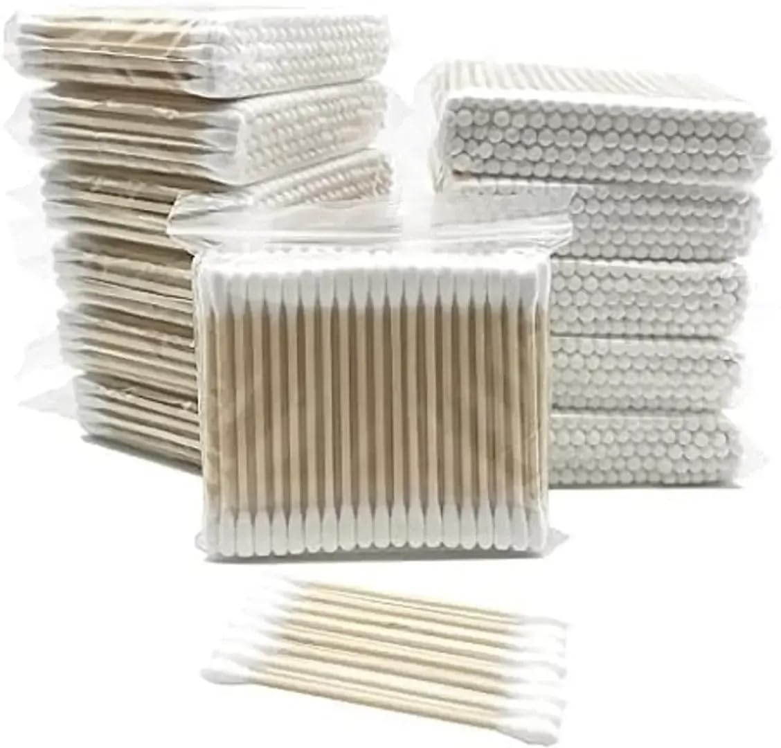 Double End Cotton Swabs with Wooden Stick, Ear Cleaning Buds for Earwax Removal 100 Count (Pack of 3) - Review, Price and Buying Guide