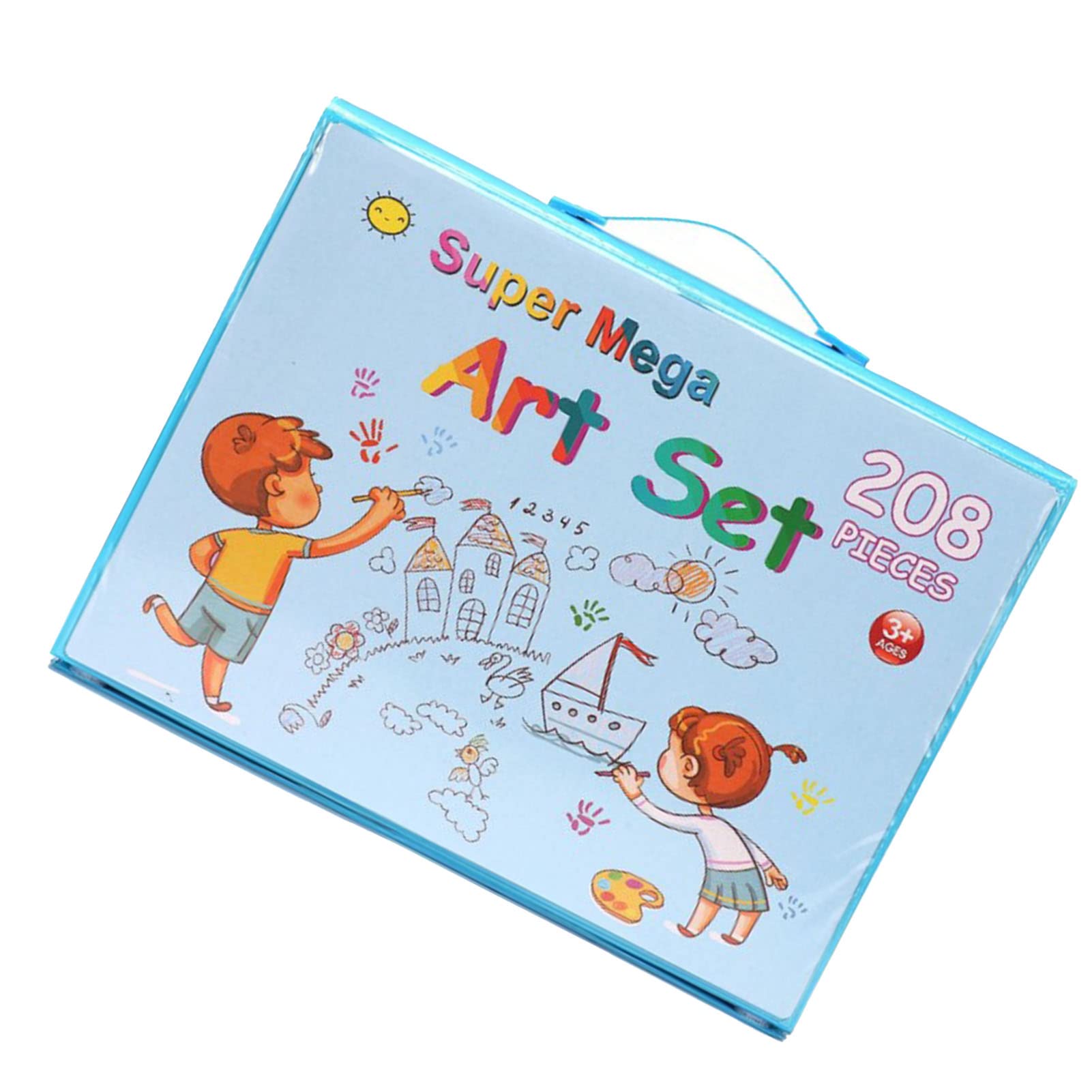 BTOSEP Kit Artistico per Bambini, Materiale per Pittura da 208 Pezzi