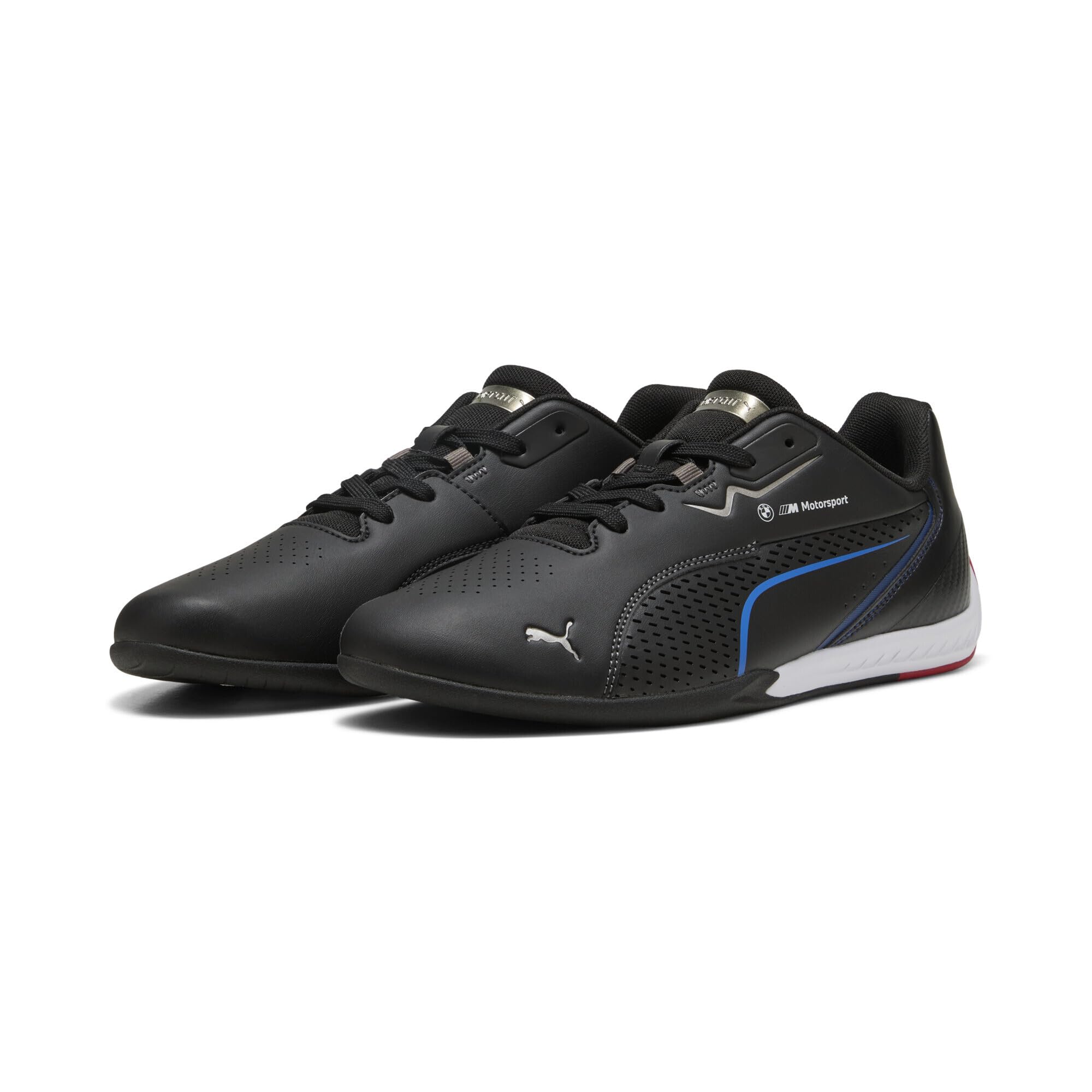 Puma Mixte BMW MMS Drift Cat 11 COB Chaussures, Black-​Cool Cobalt, 42 EU