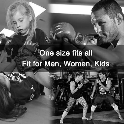 Miniatura 3 de ZooBoo - Guantes MMA para artes marciales mixtas y artes marciales mixtas con banda de muñeca ajustable, guantes UFC para entrenamiento de sanda y