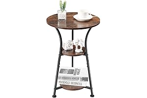 Dulcii Small Round End Table: A Stylish Space-Saver