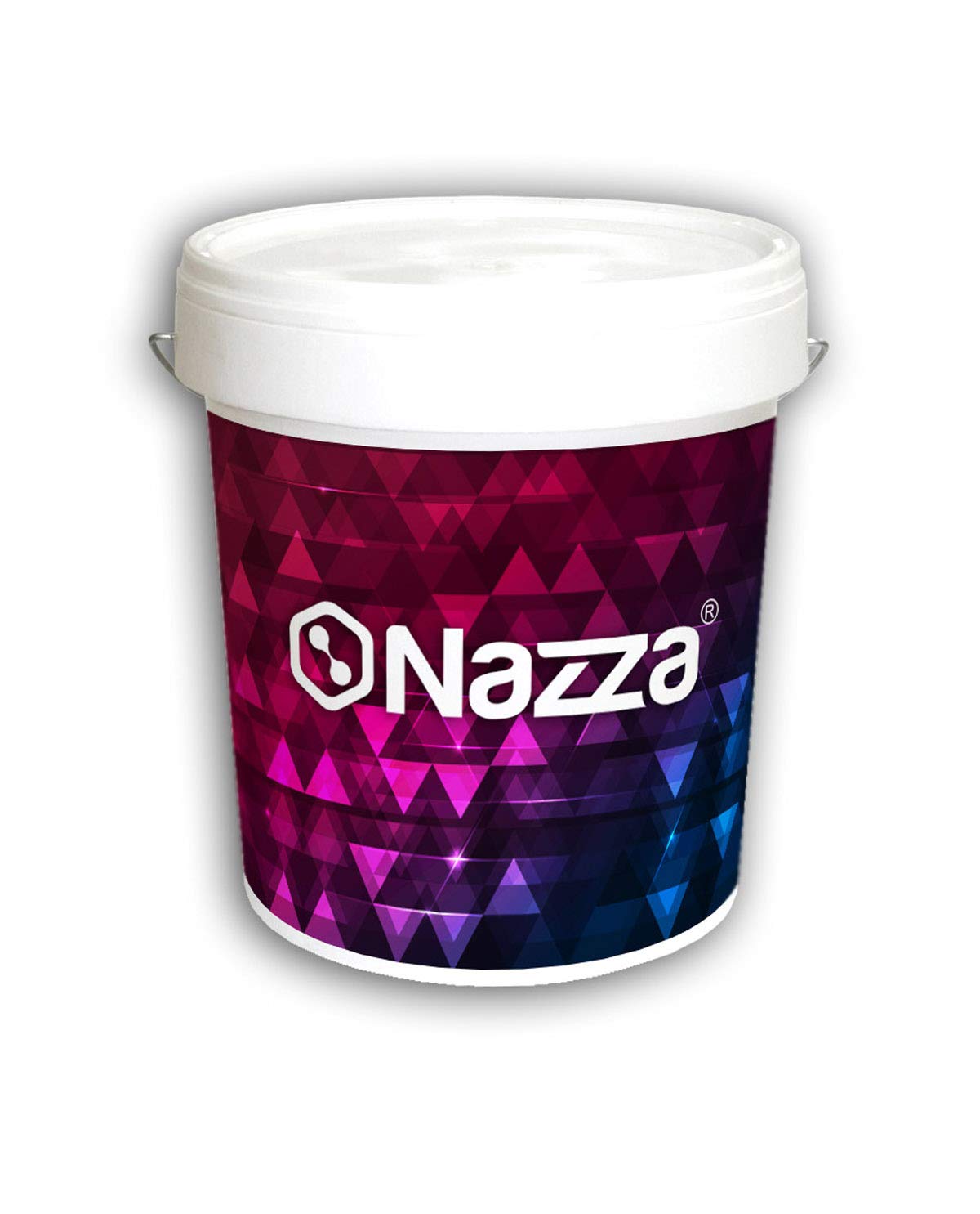 Nazza Esmalte al Agua | Excelente Resistencia y Cubrición (4 Litros, Blanco Mate)