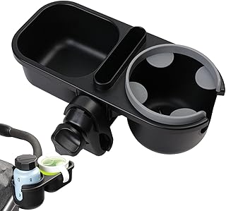 copo para carrinho bebê, suporte para copo bicicleta | suporte para copo, suporte para carrinho bebê, bicicleta, andador, cadeira rodas, scooter, bebidas para copos e garrafas, preto Nanyaciv