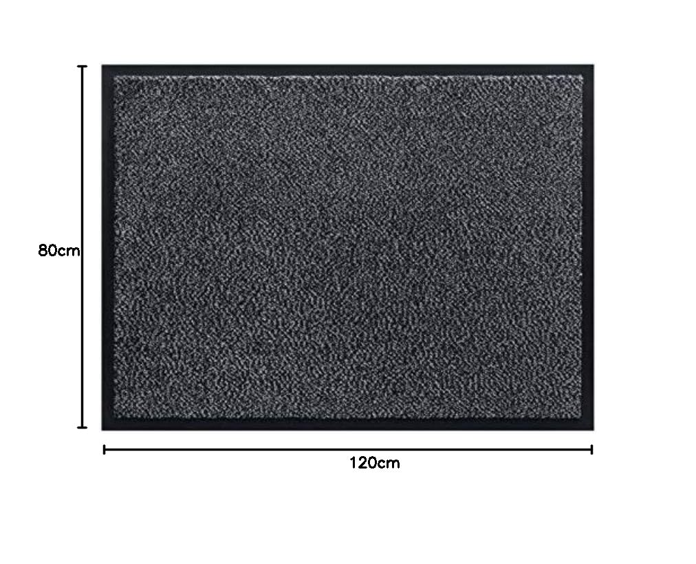 Zerbino Ingresso HT – Robusto E Lavabile, 60x80 Cm, Colore Blu, Antiscivolo, Prodotto In Europa