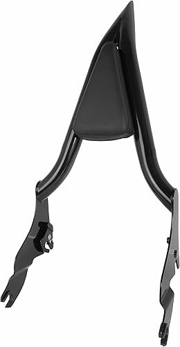 Miniatura 8 de SWESGI Almohadilla desmontable para respaldo de pasajero de 22 pulgadas de alto, se adapta a Harley Davidson Street Glide Road King Glide Electra