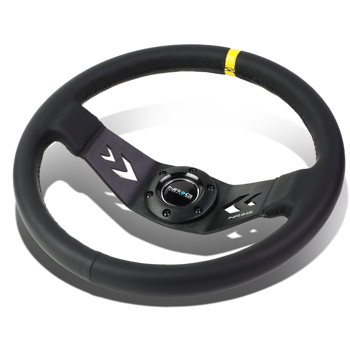 Buy NRG Innovations RST022RY 6Bolt Spoke Race Steering Wheel + Horn