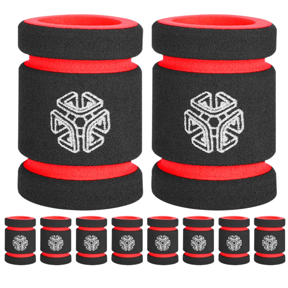 Sponge Tattoos Handle Protector 10Pcs Elastic Anti-Slip Grip Covers 1.73X1.18X1.18 Inch Comfortable Parts Sleeve for Piercing & Tattoo Supplies