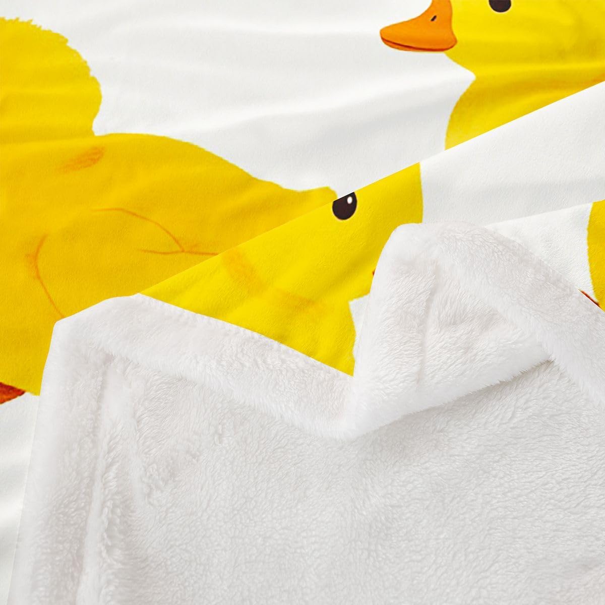 Manfei Kawaii Duck Throw Blankets,30"×40" image 5