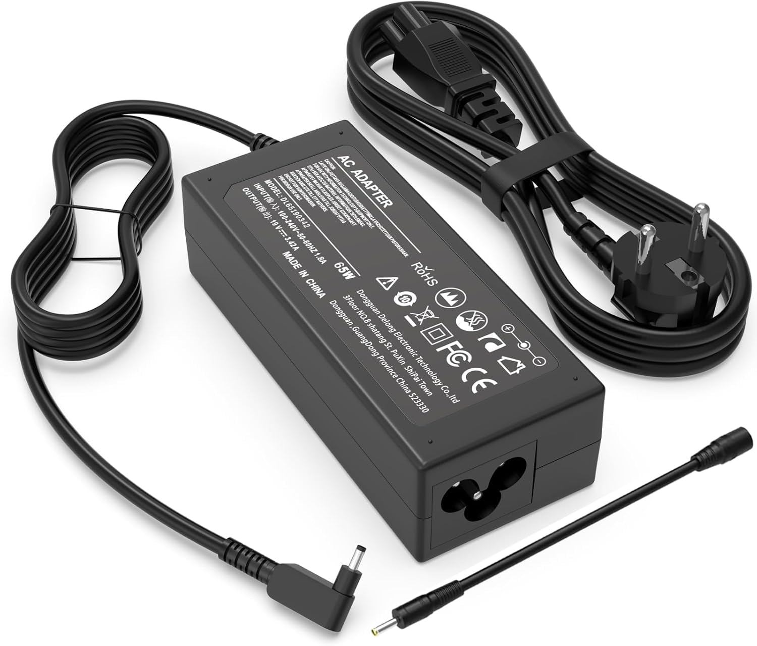 65W Laptop Netzteil Ladekabel für Acer Aspire 5 3 1 A315-24P A317-54G A515-56 A115-32 A314-23P A515-45 A515-46 A515-56 A515-57 A315-24P-R7VH Acer Aspire 5 E15 V5 V7 V3 R3 R7 S3 E1 E3 Series Ladegerät