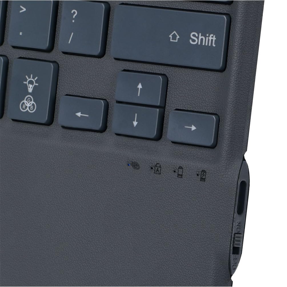 Obudowa typu Surface Pro 11, ultracienka klawiatura Bluetooth kompatybilna z klawiaturą Surface Pro 11 (układ angielski QWERTY) (7 kolorów z podświetleniem)